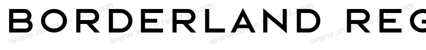 borderland regular字体转换
